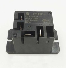 JT105F-4 220AK-1HST 220VAC 30A 240VAC Power Relay 4 Pin JQX- HF105F-4-220AK-1HST