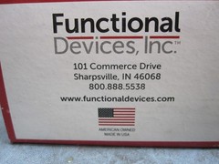 Functional Devices RIB2401D 10amp 24VAC/VDC/120VAC DPDT, Trane RLY02542 Relay