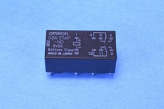 (3) Omron G6A-274P Low Signal Relays NonLatching DPDT 6VDC 200mW 2A