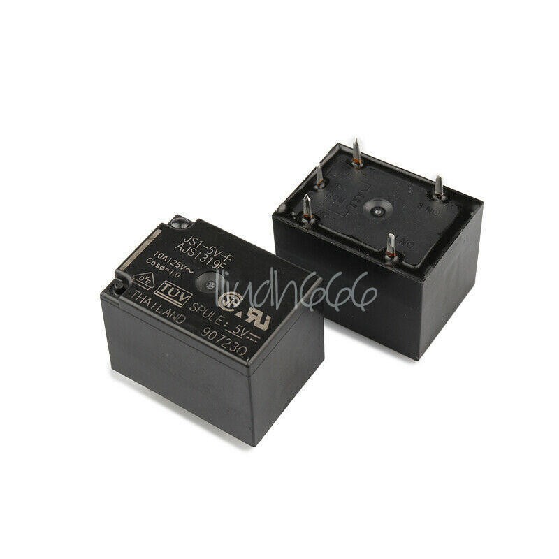 1PC PANASONIC JS1-5V-F AJS1319F 5VDC Power Relay 10A 277VAC 5Pin NEW