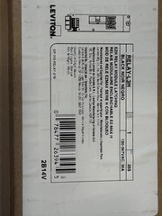 Leviton RELAY-L3H EZ-MAX® H Series 1-Pole 30A Latching 120-347V (NEW/SEALED BOX)