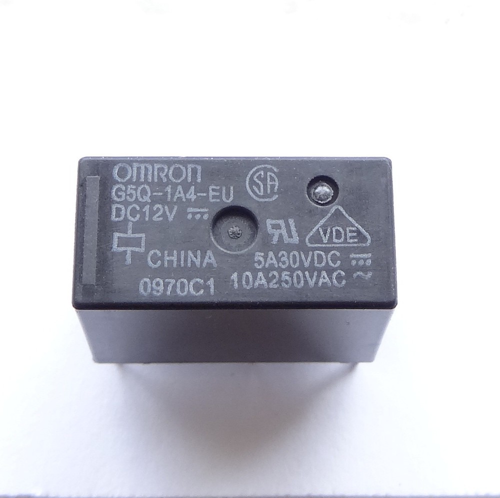 1 PC Omron, G5Q1A45DC relay. 5V coil, 10A contact,