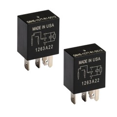 G8HE-1C7T-R1-DC12 35A DC12V 5 Pins Automotive Car Relay, 2 Pieces Replacement