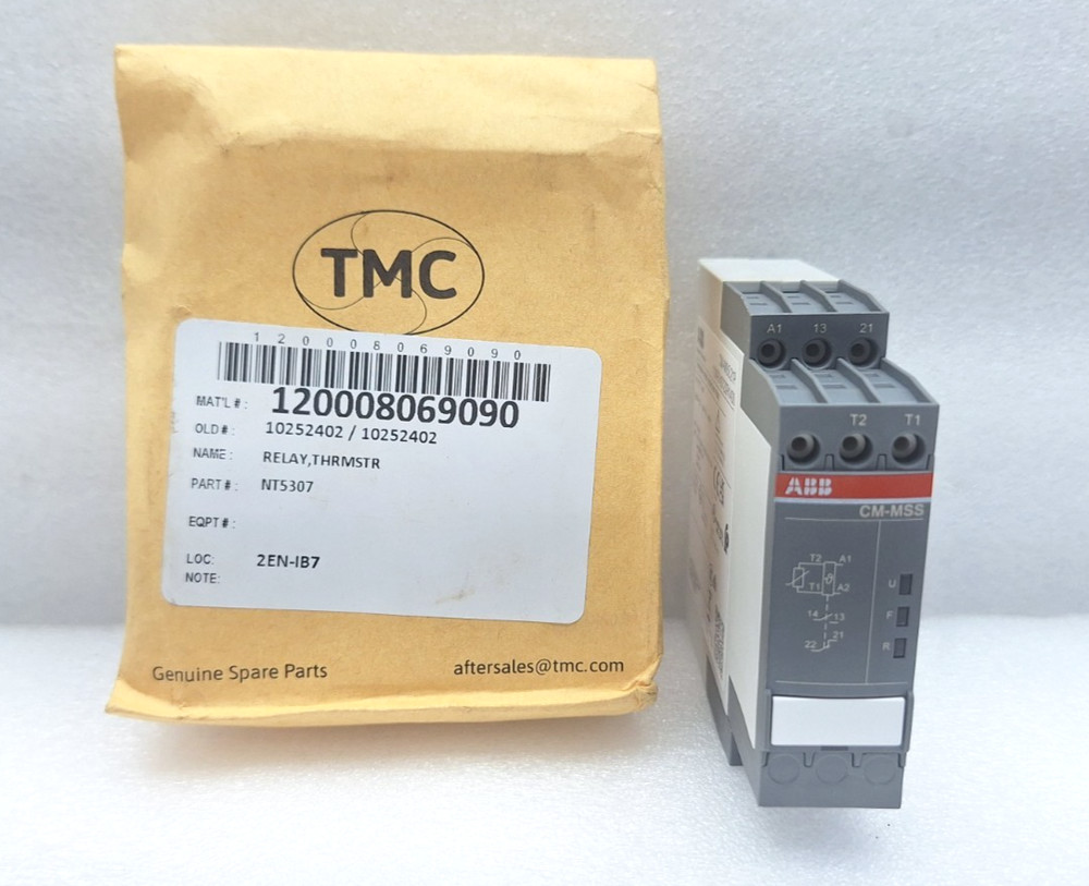 ABB 1SVR740722R1400 THERMISTOR MOTOR PROTECTION RELAY 24 – 240V AC/DC CM-MSS.21P