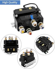 Solenoid Relay, 12V 250A Winch Relay Solenoid Replacement Contactor for 3000-…