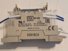 Used OMRON P7SA-10F-ND Base w/G7SA-3A1B Relay with Warranty & Free Shipping