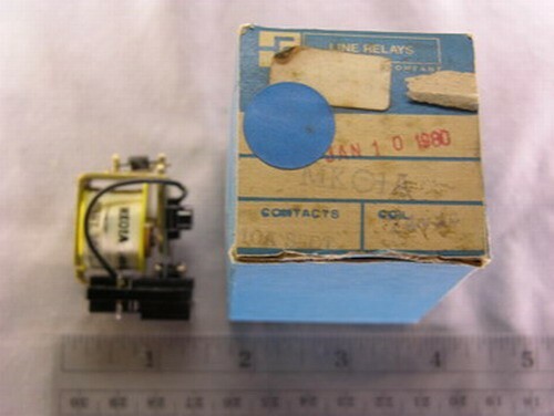 2 Line Electric MKO1A 10A SPDT 24VAC Open Frame Relays