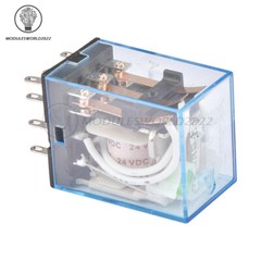 MY3NJ AC 220V / AC 110V / DC 24V 11 PIN Coil Power Relay Module Socket Base