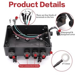 Winch Solenoid Relay Control Pre Wired Box for 8000-17000lbs Electric Winch