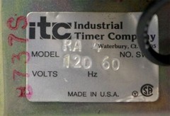 ITC Industrial Timer Company RA-4 Programmable Timer 1-SWS
