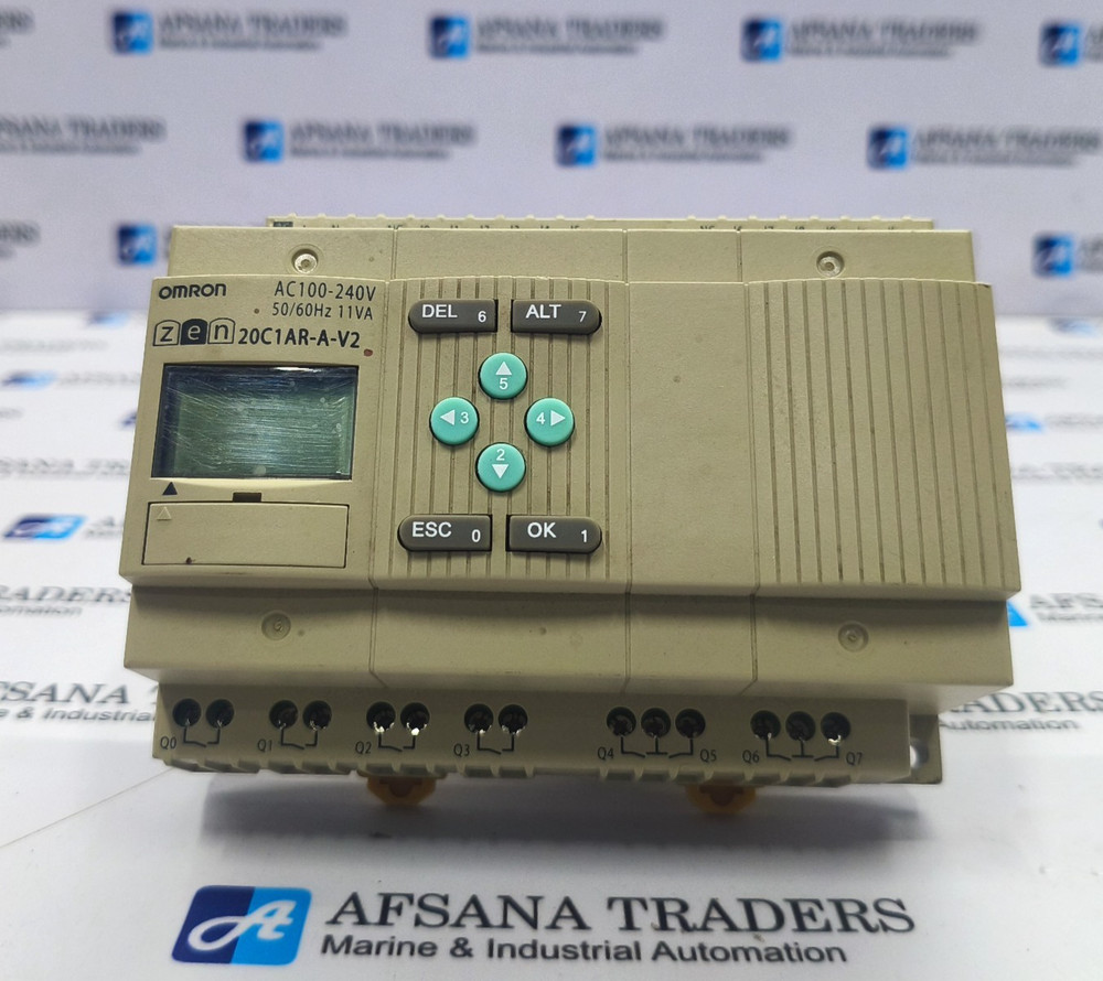 OMRON ZEN-20C1AR-A-V2 PROGRAMMABLE RELAY CONTROLLER AC 100-240V