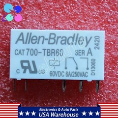 10 PCS NEW For Allen-Bradley 700-TBR60 700-TBR60 5-Pins Relay 60VDC 6A 250VAC