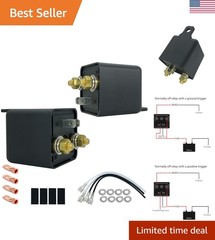 Reliable 120A SPST Relay Set – 12V Heavy-Duty Performance for Automotive Needs