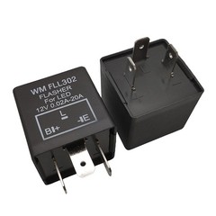 1Piece WM FLL302 12VDC FLASHER For LED 0.02A-20A 3Pins