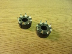 8 Pin Relay Socket & Vac. Tube Cat# OCT-PC 8 Pin Octal Lot Of 2