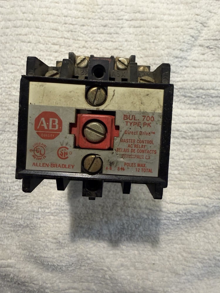 Allen Bradley 700-PK400A1 Ser. B Direct Drive Master Control AC Relay