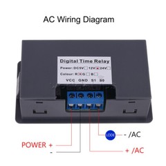 DC5/12/24V AC110-220V Delay Time Relay Module Timing Delay Cycle Switch Timer