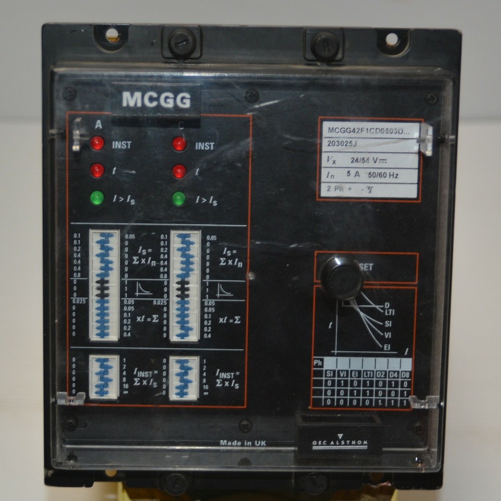 GEC Alsthom Overcurrent relay MCGG42F1CD0503D…203025J