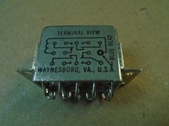 1 EA NOS G.E. ARMATURE RELAY W/ VARIOUS APPLICATIONS P/N: 3SAH1210A2