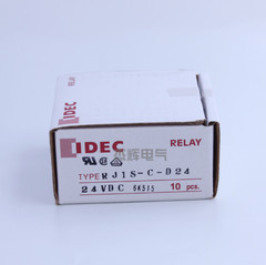 10PCS/1Box IDEC Relays RJ1S-C-D24 RJ1SCD24 24VDC In Box Brand