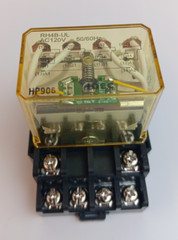 IDEC RH4B-UL- AC120V Relay & SH4B-05 Relay DIN Rail Mount Socket 4 pole