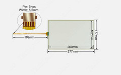 2711P-T12W22D9P-A Touch Screen Panel for 2711P-T12W22D9P A SER A + Overlay @yay.