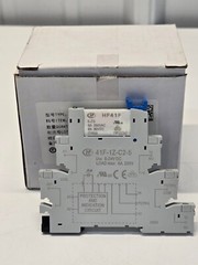 Hongfa 41F-1Z-C2-5 Slim Relay & Base 24VDC Coil 6 Amp Contact BOX OF 8 NEW e21