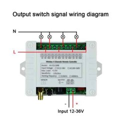 New Smart Multiple DC Channel Wireless Relay RF Remote Control Switches Receiver