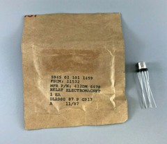 TELEDYNE 412DM-6470 ELECTROMAGNETIC RELAY 1A 28VDC 8 WIRE LEAD ALL FUNCTIONS