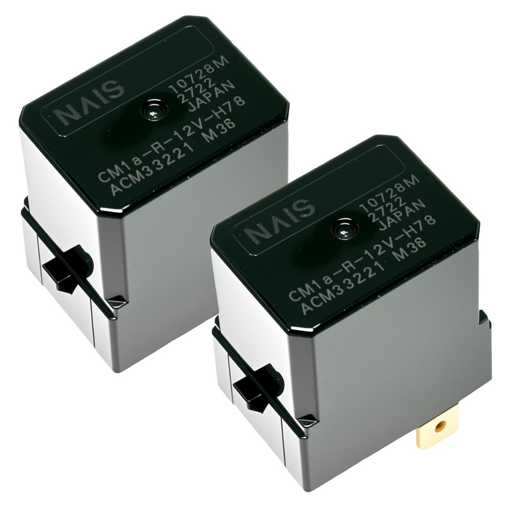 2 PCS ACM33221 CM1AR12V Automotive MicroISO Relay 35A 12VDC Accessory