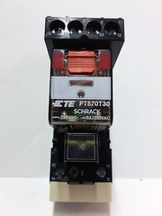 LOT 10pcs.TE Connectivity / Schrack PT570730/PT570T30 230VAC Industry Relay SET
