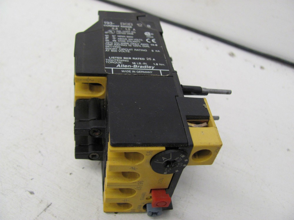 ALLEN BRADLEY OVERLOAD 193-BSB-12 SER B USED