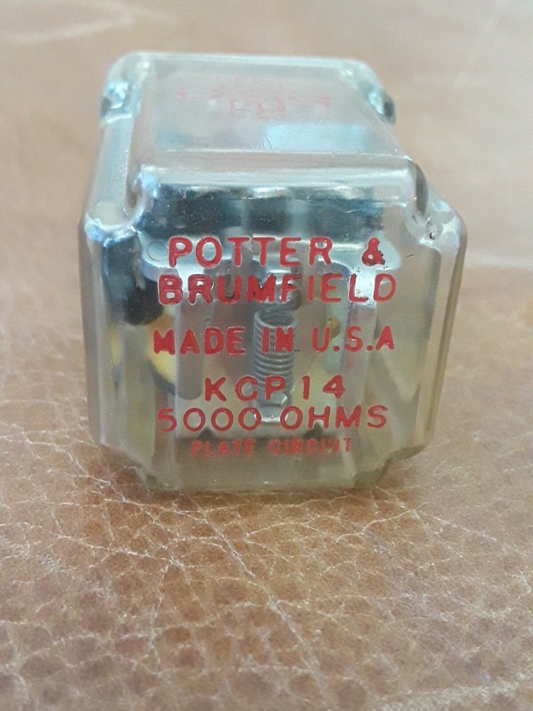 Potter & Brumfield KCP-14-5000 Relay 5000 OHMS Made in U.S.A.