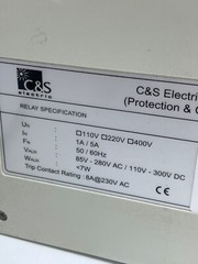 C&S CSEPRO-F300-3-M-H FEEDER PROTECTION RELAY
