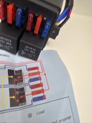 12 volt pre wired relay box 80 amp