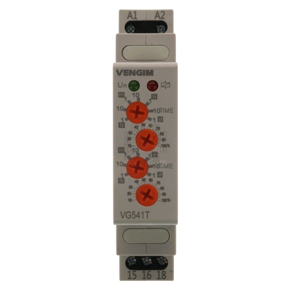 Vengim VG541TH00 Asymmetrical Flashing Relay, 12-240VAC, 1-SPDT