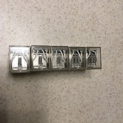 Omron MY4 Power Relay, 4PDT, 12VDC Coil, 5A, 14-Pin Plug-In [Lot of 5] NOS