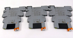 Lot of 3 Phoenix Contact 2966016 PLC-BSC-24DC/21 Base w/ 2966595 Relay