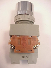 Idec ALFW29911 Flush Amber Push Button Switch New Ships Same Day of the Purchase