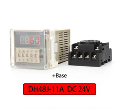 Digital Counter Relay DH48J-11A 11-Pin Sensor Signal 12V-380V Power Memory Base