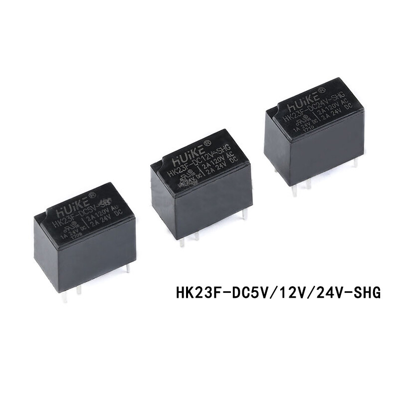 Relay HK23F-DC5V 12V 24V-SHG 2A 6 Pin Power Relays Replace G5V-1-5VDC PCB Mount