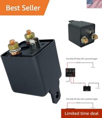 Heavy-Duty 200A Relay with 80 Ohm Coil Resistance – 24V Performance Excellence