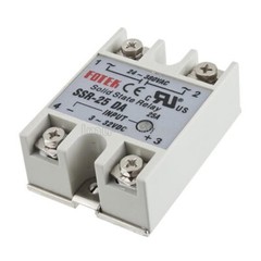 SSR-25DA Solid State Relay Module 25A/250V DC 3-32V Input AC 24-380V Output