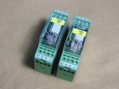 PHOENIX CONTACT 2950323 RELAY, 24VAC/DC Coil, 250 VAC/3A – Used, Lot of 2