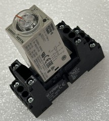 OMRON H3YN-2 DC24 INDONESIA TIMER RELAY 0.1S-10MIN DPDT 24VDC RELPOL GZT2 SOCKET