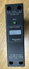 SCHNEIDER SSM1A120M7 SOLID STATE RELAY 90-280VAC 20A 24-280VAC **NEW IN BOX**