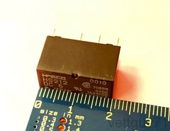 2pcs HASCO HS212 6VDC DPDT Sensitive Polarized Relay, 0.5A 125VAC, 2A 30VDC, 6V