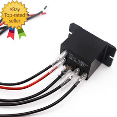 2PCS Power Relay DC12V Coil, 30A SPDT(1NO 1NC) with Flange Mounting and 10 Quick