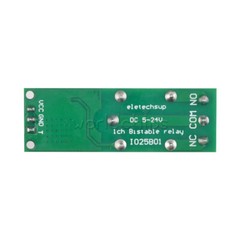 10PCS 6-24V FlipFlop Latch Relay Bistable Self-Locking Low Pulse Trigger Module