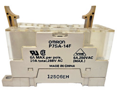 OMRON RELAY SOCKET P7SA-14F DIN RAIL/SURFACE MOUNTING 14 PIN SCREW TERMINALS